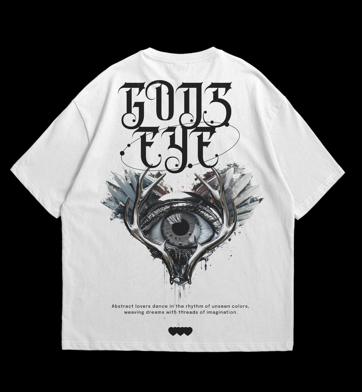 GOD'S EYE Oversized Tee - Mystical Streetwear Icon