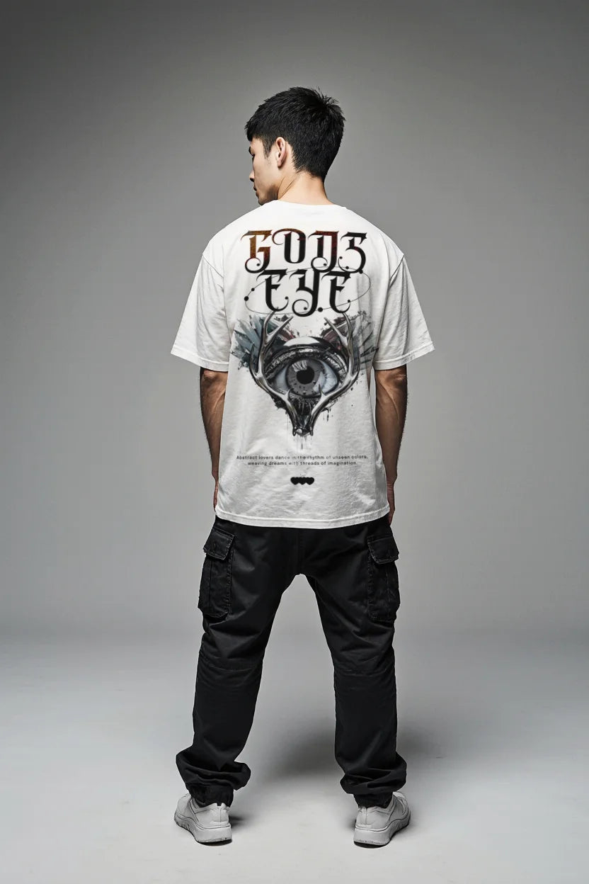 GOD'S EYE Oversized Tee - Mystical Streetwear Icon