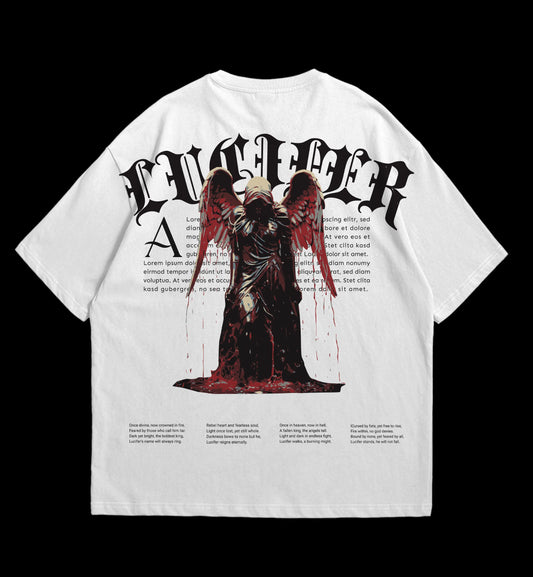 LUCIFER FALLEN ANGEL Tee - Elite Dark Streetwear