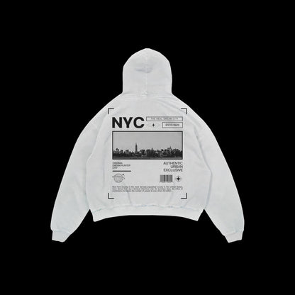NYC DREAM CITY HOODIE | Authentic Heavyweight Skyline Streetwear - Urban Legacy Series