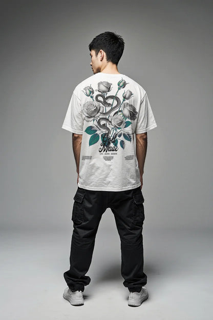 GOD MADE Oversized Tee - Life, Death, Reborn