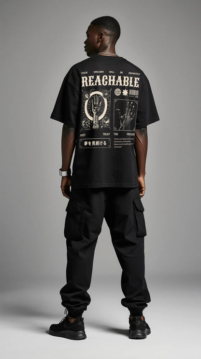 REACHABLE DREAMS Oversized Tee - Trust The Process