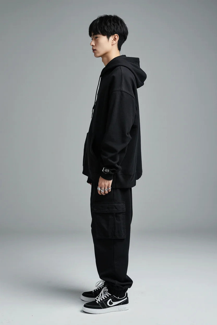 NATURE'S ECHO OVERSIZED HOODIE | Essential Heavyweight Cotton - Purity Collection