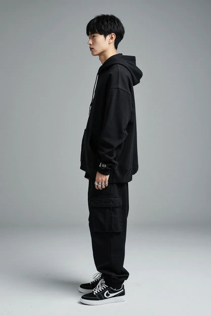NATURE'S ECHO OVERSIZED HOODIE | Essential Heavyweight Cotton - Purity Collection