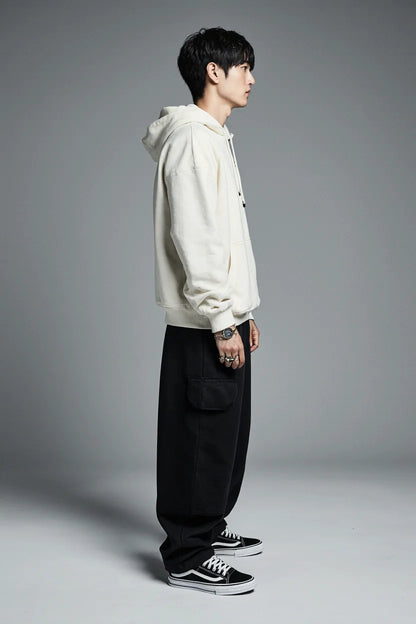 NATURE'S ECHO OVERSIZED HOODIE | Essential Heavyweight Cotton - Purity Collection