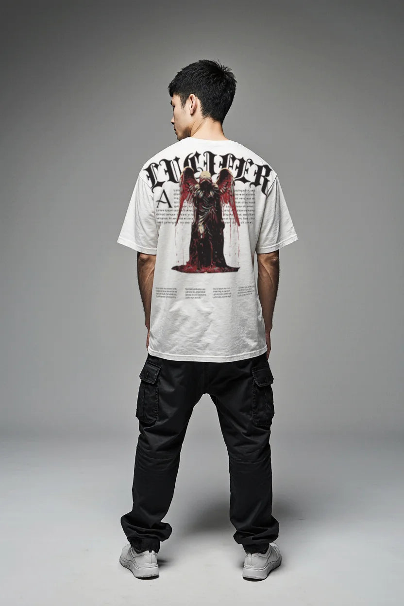 LUCIFER FALLEN ANGEL Tee - Elite Dark Streetwear